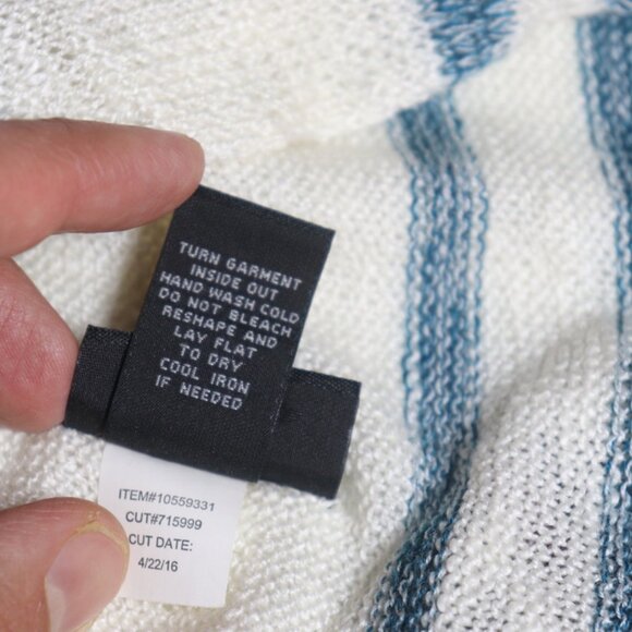 Torrid Striped Aztec Boho Open Front Fringe Sweater Vest, 1X - Picture 11 of 13